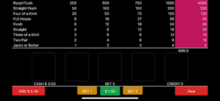 Simple Jacks or Better - Screenshot 2