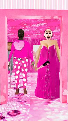 Horror Pink Granny: Chapter 2 - Screenshot 1