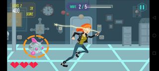 CURIOSA VS ROBOTS GAME - Screenshot 2