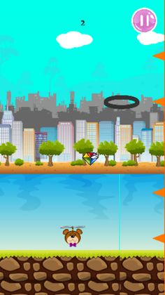Hop Hop Copter - zoom through  - Screenshot 4