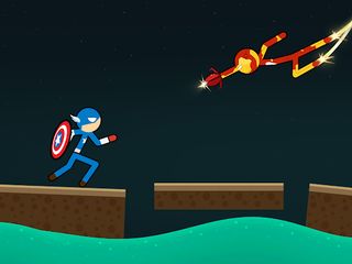 Stick-man Clash Fighting Game - Screenshot 1