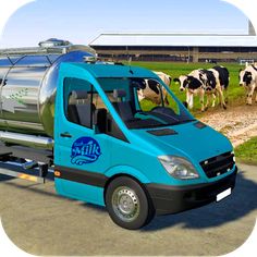 Milk Van Cow Milk Delivery Sim - Screenshot 1