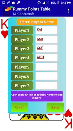 Rummy Points Table - Screenshot 4