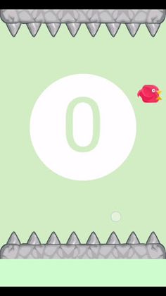 Angry square Bird - flappy - Screenshot 2