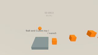 Ball and Cubes toy - Screenshot 1