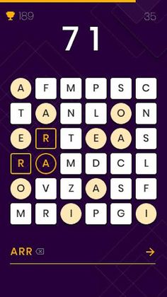 Letrado - Caça palavras dinâmi - Screenshot 2