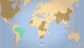 World Map Challenge - Screenshot 1