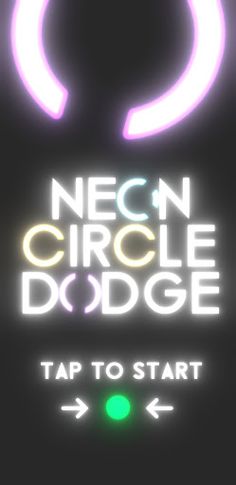Neon Circle Dodge - Screenshot 1