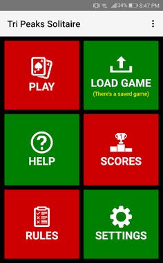 Tri Peaks Solitaire - Screenshot 1