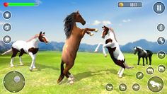 Virtual Wild Horse Family Game - Screenshot 3