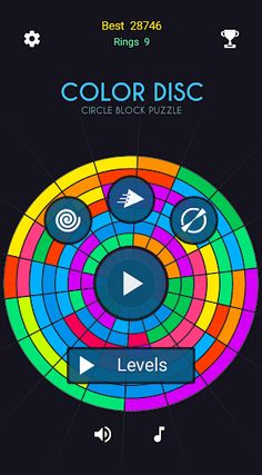 Color Disc Circle Block Puzzle - Screenshot 1