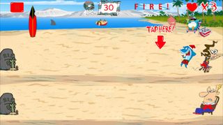 SantaShark vs. Zombies - Screenshot 1
