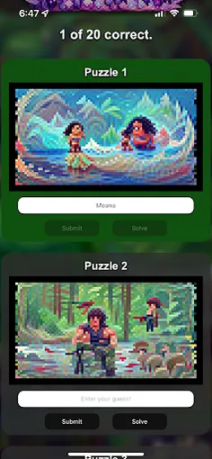PixelQuiz - Screenshot 2