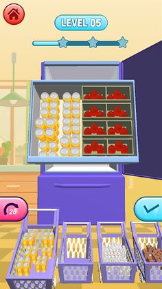 Fill & Organize The Fridge - Screenshot 1