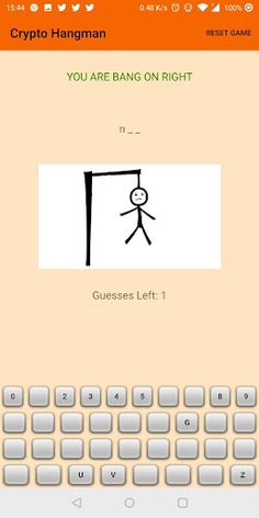 Crypto Hangman - Screenshot 3