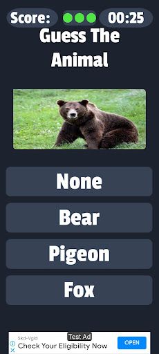 Animal Quiz Learn & Play game - Screenshot 3