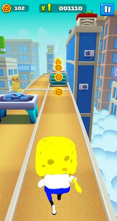 Sponge Neighbor Bob Run Hero - Screenshot 1