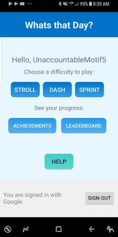 What's that Day? (Free Version - Screenshot 1