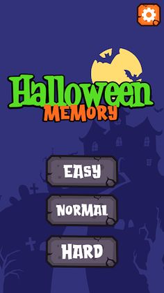 Halloween Memory Game for Kids - Screenshot 1
