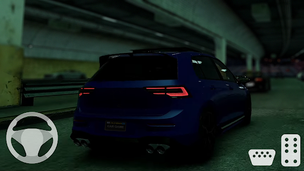 Golf GTI Car:Taxi Driver&Park - Screenshot 3