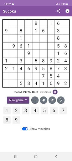 Sudoku Classic! - Screenshot 1