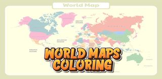 Colorful World: Map Coloring - Screenshot 1