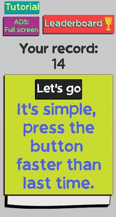 Faster Than Last - Button arca - Screenshot 1