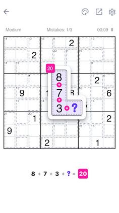 Killer Sudoku - Sudoku Puzzle - Screenshot 4