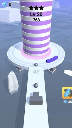 Ball Blast - 3D Tower Stack Cr - Screenshot 3