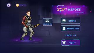 Sci-fi Warrior - Screenshot 1