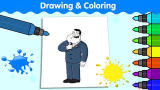 amirecan dad coloring book - Screenshot 2