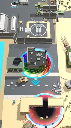 Color Hole - 3d hole io games - Screenshot 1