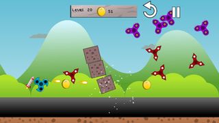 Fidget Spinner Hill Race - Screenshot 1