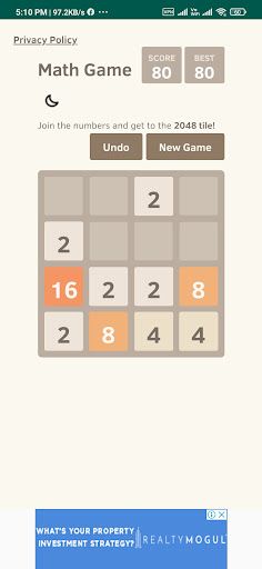 Math Game - Screenshot 2