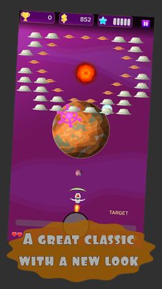 Brick breaker - UFO Wall - Screenshot 1