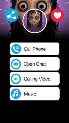 Creepy momo prank video call - Screenshot 1