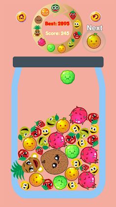Watermelon game: Relax Puzzle - Screenshot 2