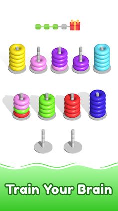 Color Hoop stack: 3D sort game - Screenshot 3