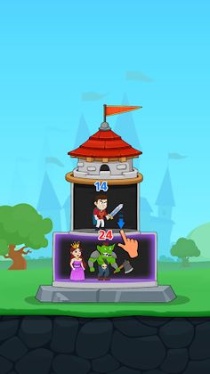 Hero Tower Attack- Rescue Game - Screenshot 1