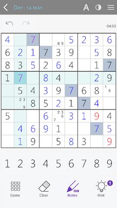 Sudoku - Classic brain teaser - Screenshot 4
