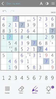 Sudoku - Classic brain teaser - Screenshot 4