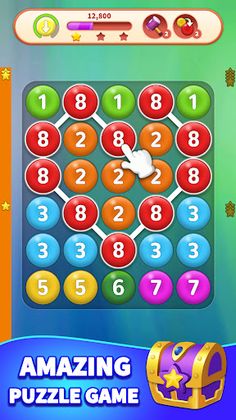 Connect Number - Bubble Blast - Screenshot 2