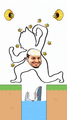 لعبة عامر : ارسم لانقاده - Screenshot 1