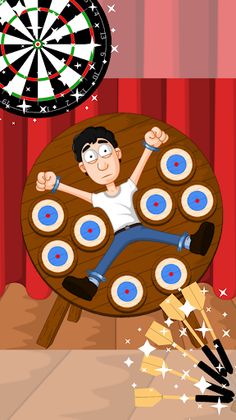 Dart Wheel-Dart Throw Champ 3D - Screenshot 3