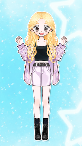 Stylist:Character dressup game - Screenshot 2
