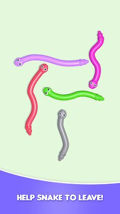 Snake Tangle Knot : Worm Zone - Screenshot 1