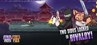 Ninja Ducks vs. Pirate Pigs - Screenshot 1