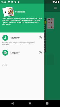 Calculation. Cards game. - Screenshot 2