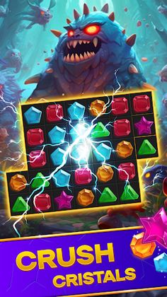 Crystal Saga: match 3 d games - Screenshot 1