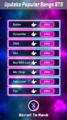 BTS-Dynamite Piano Tiles Game - Screenshot 1